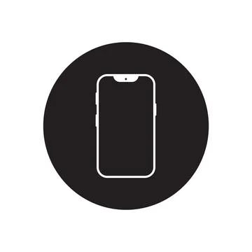 Mobile phone icon vector Stock Illustration