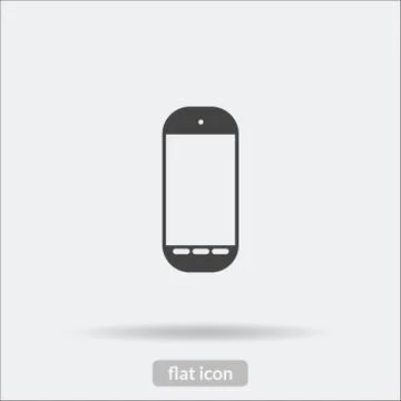 Mobile phone icon, Vector is type EPS10. Stock Illustration