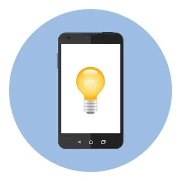 Mobile Phone Idea Stock Illustration