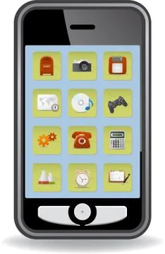 Mobile phone Stock Illustration
