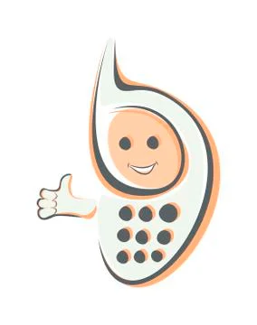 Mobile phone Stock Illustration
