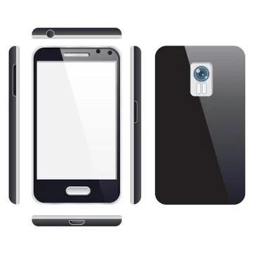 Mobile phone. Illustrazione stock