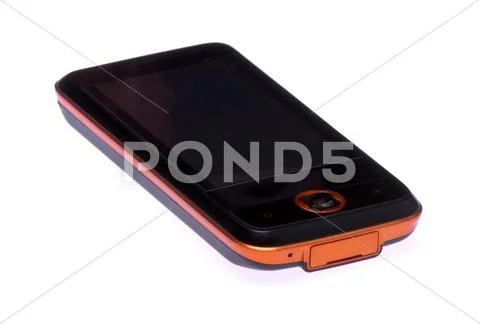 Mobile phone isolated Stock Photos
