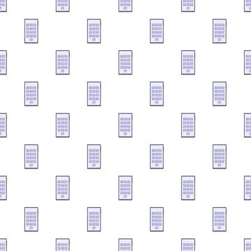 Mobile phone keypad dialing screen seamless pattern Stock Illustration