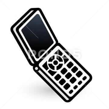 Mobile phone linear icon: Graphic #82736373