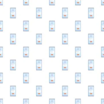 Mobile phone login screen pattern background Stock Illustration