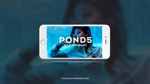 Mobile Phone Logo Stock After Effects