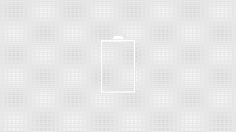 Mobile phone low battery blinking alert animation on transparent background Stock Footage 337118256