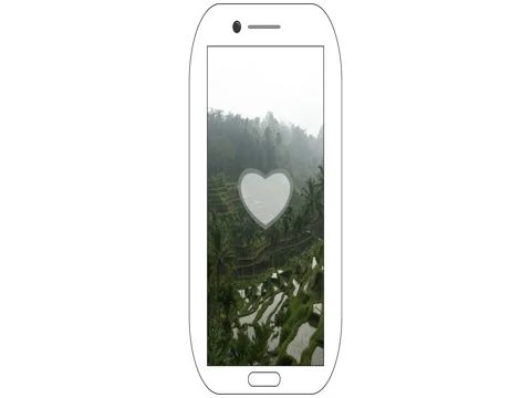 Mobile phone with multimedia touchscreen likes of photo  Stock Footage 83075556