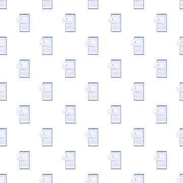 Mobile phone password security and data protection pattern Illustrazione stock