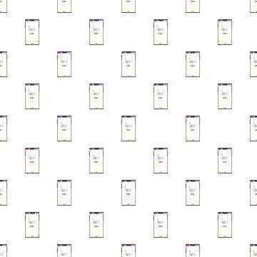 Mobile phone pattern a seamless digital technology background Stockillustratie