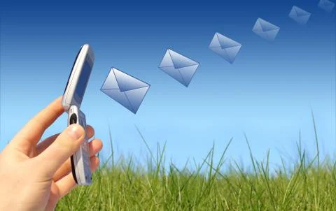 Mobile phone. Stock Photos