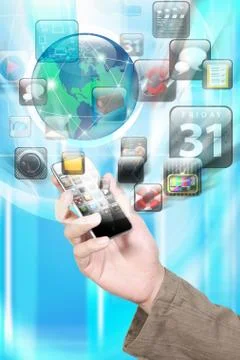 Mobile phone . Stock Photos