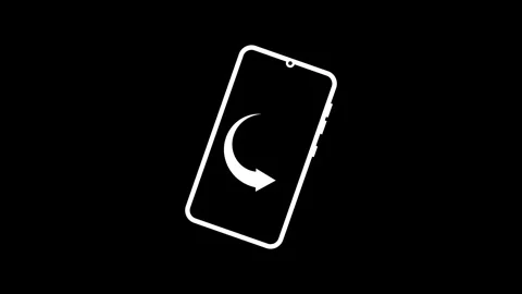 Mobile Phone Rotation Animation Concept 库存影片 258902038