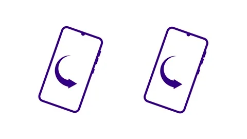 Mobile Phone Rotation Animation Concept 库存影片 258902074