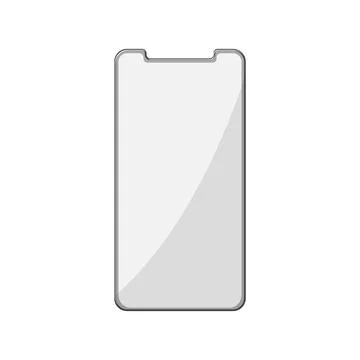 Mobile phone screen protector cartoon vector illustration Illustrazione stock