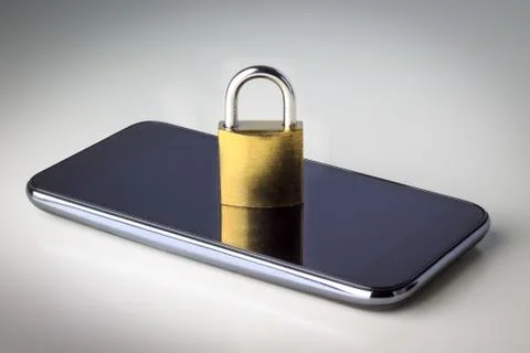 Mobile phone security Stock Photos