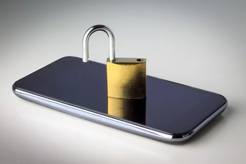 Mobile phone security Stock Photos