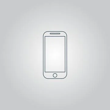 Mobile phone sign icon, vector illustration Stock-Illustration