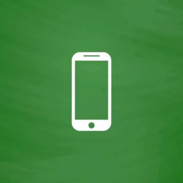 Mobile phone sign icon, vector illustration. Stock-Illustration