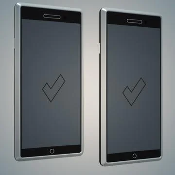 Mobile phone, sign Stock Illustration