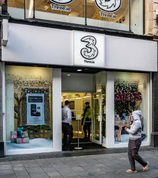 Mobile phone store Stock Photos