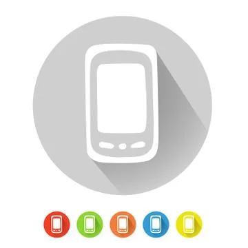 Mobile phone symbol Stock Illustration