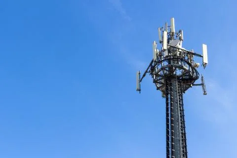 Mobile phone tower Stock Photos