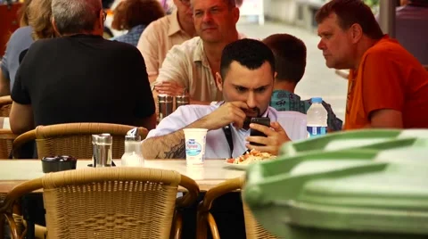 Mobile phone use Stock Footage 42139389