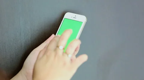 Mobile phone using with hand Stock Footage 40826676