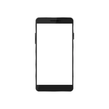 Mobile phone vector icon isolated. Stock Illustration