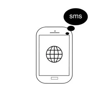 Mobile phone vector Stock Illustration