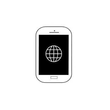 Mobile phone vector Stock Illustration