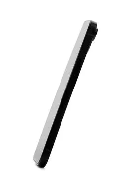 Mobile phone on white background Stock Photos