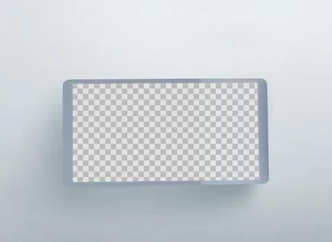 Mobile phone with white screen Illustration