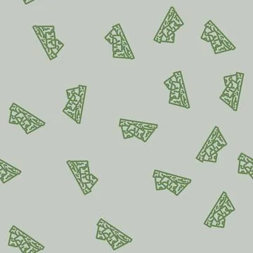 Mobile phones e waste pollution line vector seamless pattern Stockillustratie