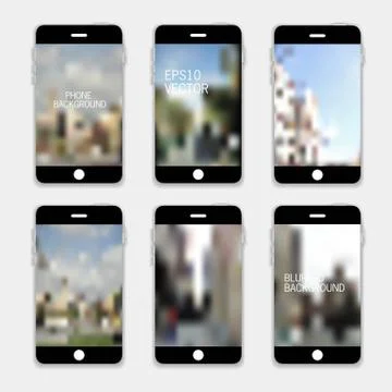 Mobile Phones Stock Illustration