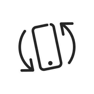 Mobile play icon Stock Illustration