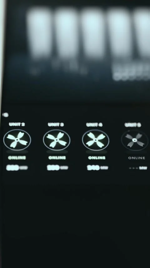 Mobile Private User Access Button Mobile Industrial Control Stock Footage 339608009