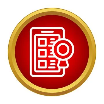 Mobile quality award icon certifying application excellence Stock Illustration