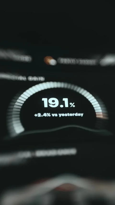 Mobile Renewable Source Status Mobile Energy Analytics Stock Footage 339565897