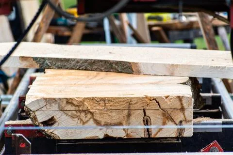 Mobile Saw Mill Foto stock