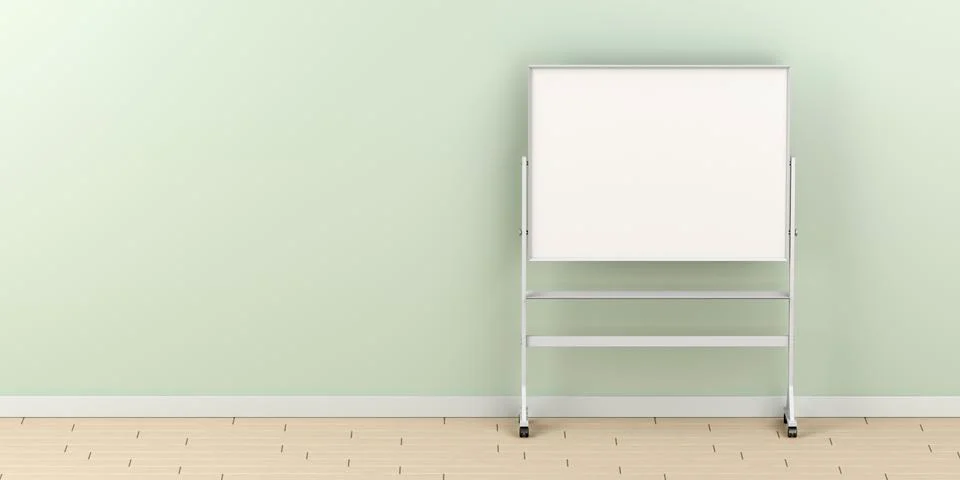 Mobile school whiteboard Stock Illustration