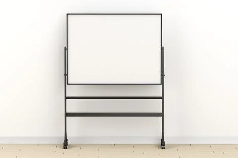 Mobile school whiteboard Stock Illustration