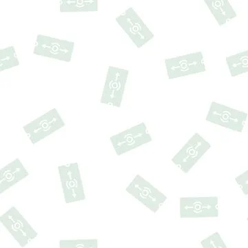 Mobile scroll glyph seamless pattern Illustrazione stock