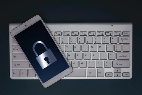 Mobile Security and Authentication for Enhanced Privacy Stock Photos