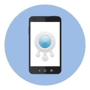 Mobile Security Camera Stock Illustration