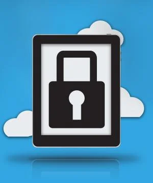 Mobile security Stock Illustration