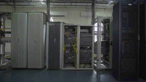 Mobile Server Room shot Stock Footage 220176784