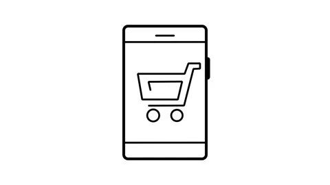 Mobile shopping Stock Footage 293147502